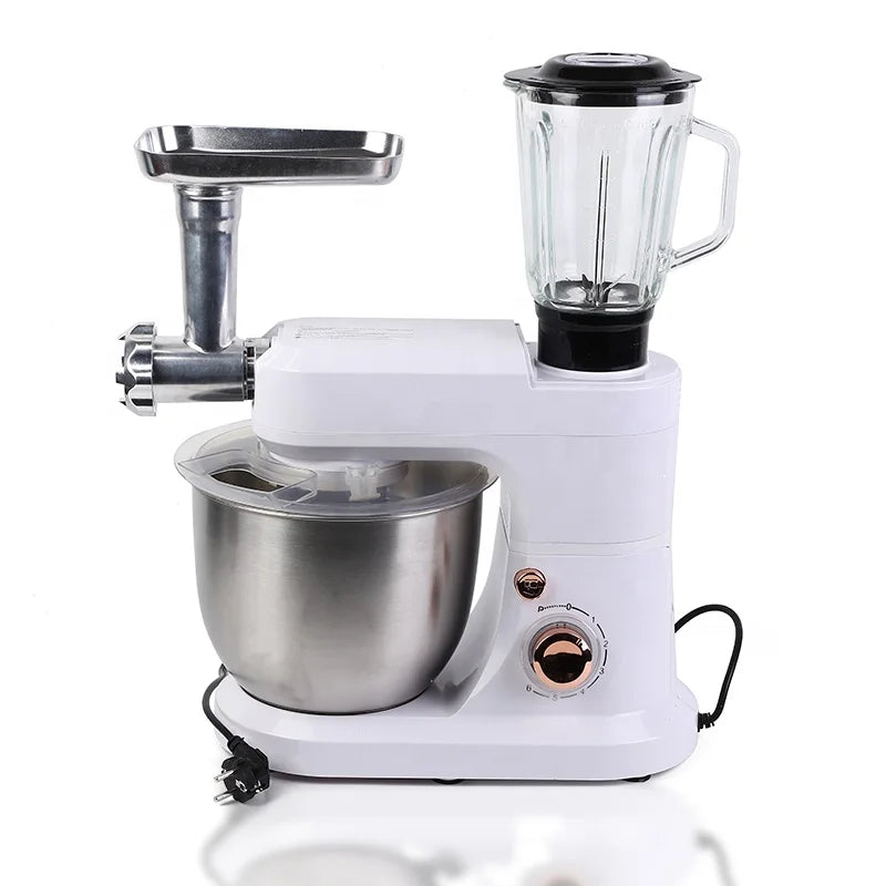 RTS 1500W 7L 220V 120cm Electric Stand Kitchen Mixer Multifunctional 120cm Electric Stand Food Blender Meat Mixing Bowl Mixing