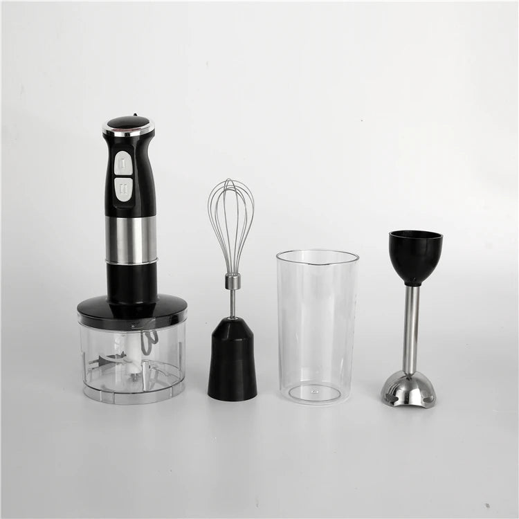 4 in 1 Hand Blender Stick 500W Handheld Portable 2 Speeds Juicer Machine Electrical Large Commercial Hand Blender Set