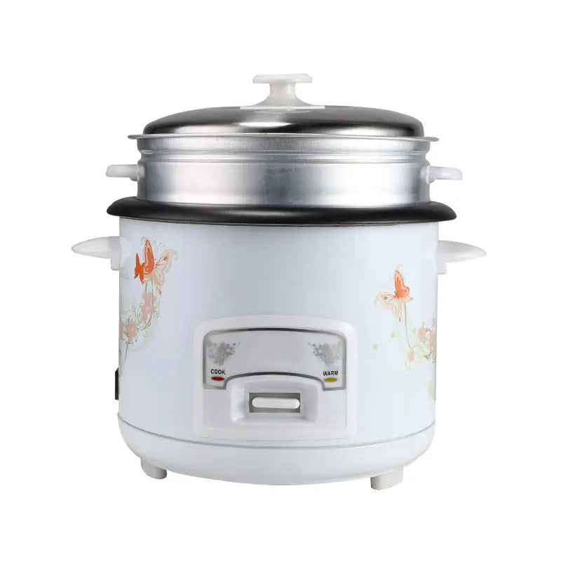 Wholesale White Mini Rice Cooker 2L / 3L / 4 / 5L/6L Multi Function Electric Rice Cooker With Printing Flower