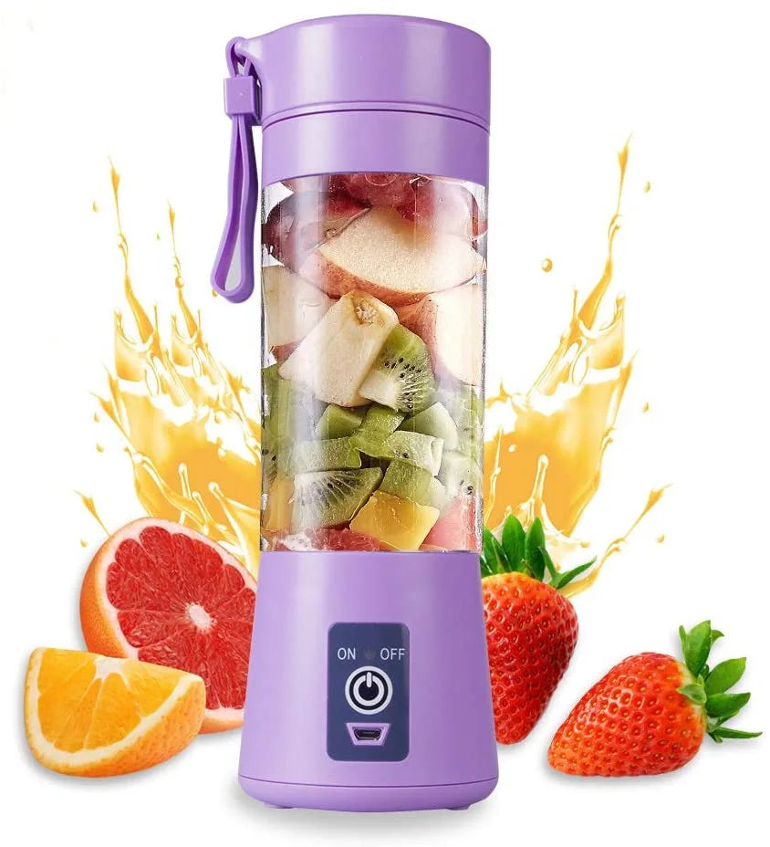 RTS 380ML Personal Portable Mini Blenders Usb Rechargeable Fruit Juice Cup Electric Mini Portable Juice Cup