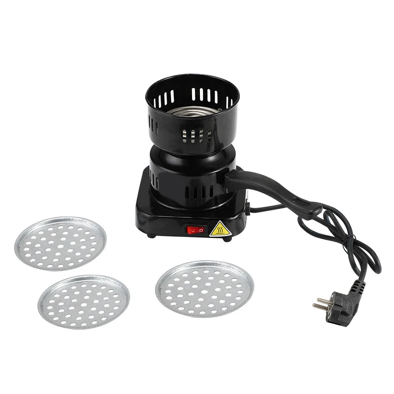 Electrical Charcoal Heater Burner Electronic Foil Puncher Paper Charcoal Hookah Starter Stove