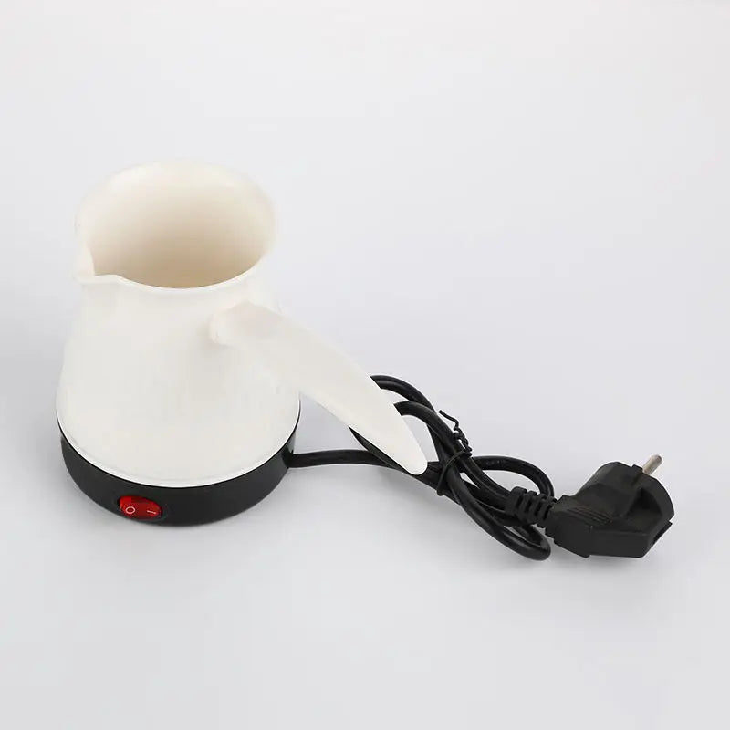 0.5L Mini Plastic Electric Turkish Coffee Maker Pot Stainless Steel 360 Degree Rotation Tea Kettle Electric Coffee Kettle