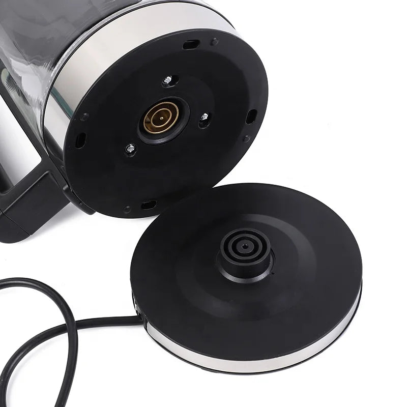 RTS 2000W 0.8L/2.0L 220V 75cm Multifunction Electric Hot Fast Glass Water Heater Kettle Set for Home Kitchen