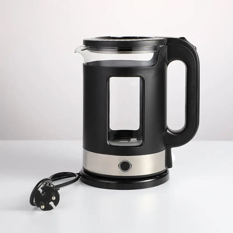 2024 Wholesale 2.3L Glass Electric Kettle with Boil-Dry Protection and Visible Window Keep Hot Feature for Household Use