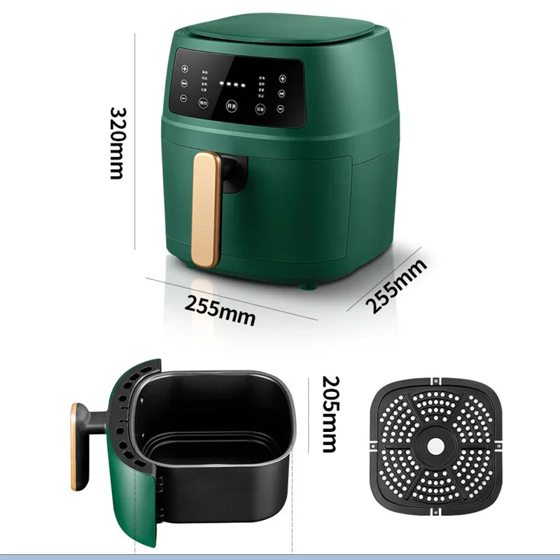 Wholesale Smart Digital Air Fryer Household 6L Large Capacity Multifunctional Air Fryer