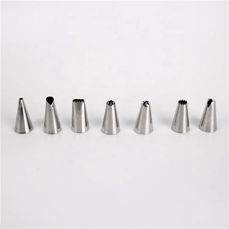 Diy Biscuits Cookie Press Gun Kit Stainless Steel 13 Cookie Mold Discs 8 Piping Nozzles Churros Maker Machine Set Tool Kit