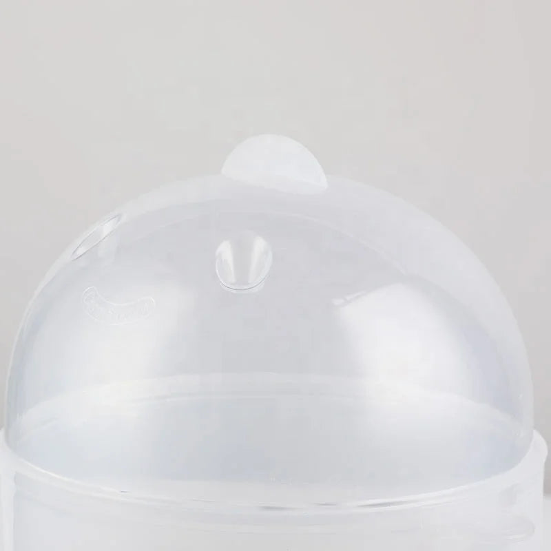 Household Portable Automatic Mini Egg Cooker Stainless Steel Egg Boiler Electric Boiling Egg Steamer