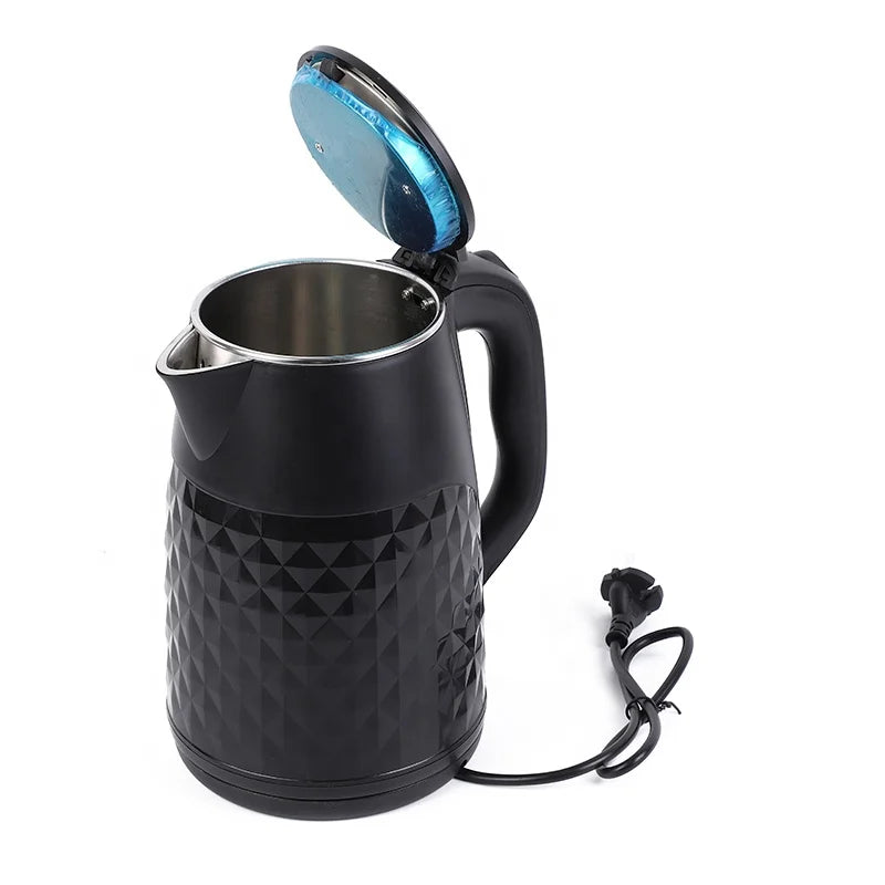 RTS New 1500W Electric Water Kettle 2.5L 220V Stainless Steel 75cm Big Capacity Automatic Turn Coffee Heater for Household Use