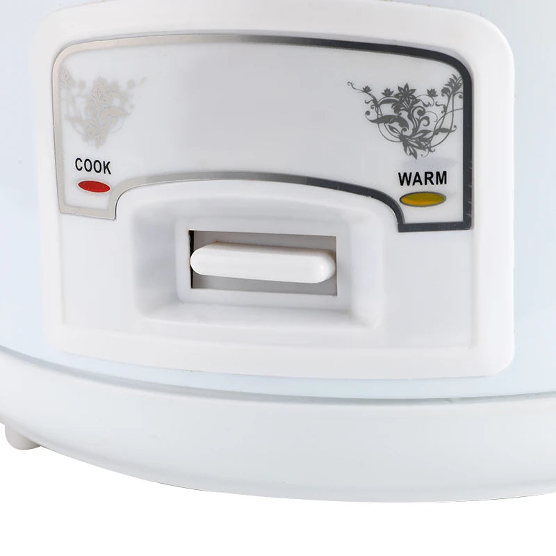 RTS Wholesale Electric Rice Cooker White Mini 2L/3L/4L/5L/6L Multi-Function with Floral Printing for Household Use