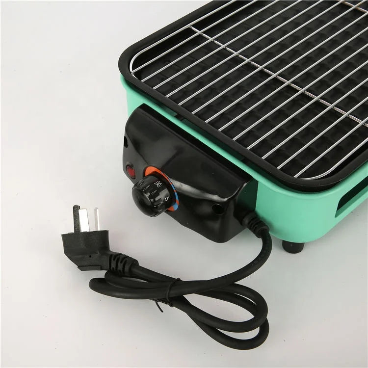New Portable Household Kitchen Smokeless Bbq Machine Indoor Multifunctional Barbecue Electric Grill Pan