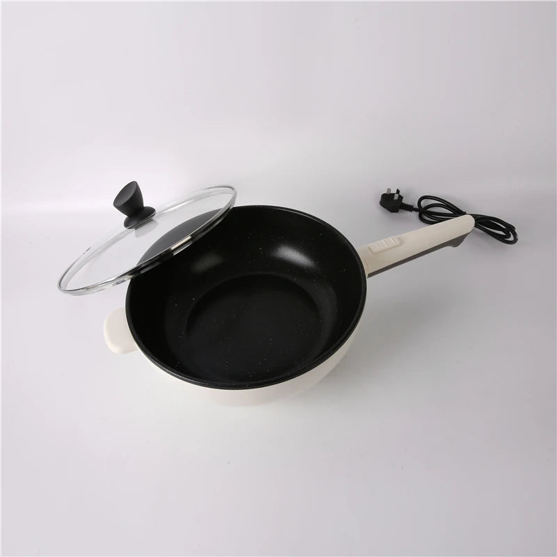Multifunctional Cooking Pot Pans Fry Mini Cooker Kitchen Round Multi High Quality Non-stick Electric Frying Pan
