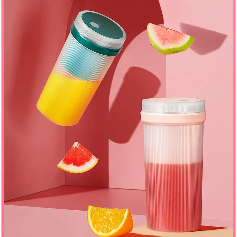Household Electric Juicer Cup Handheld Blenders Usb Rechargeable Mini Portable Juicer