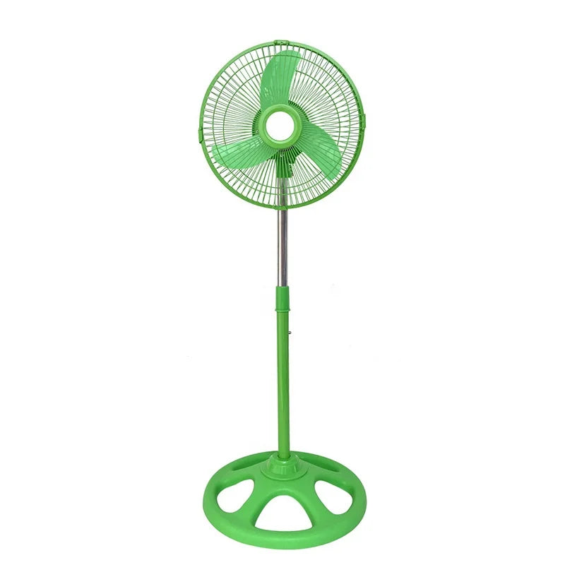 Adjustable Pedestal 3 Speeds 110v Wholesale Cheap Price 10 Inch Stand Fan Colourful Blade Electric Stand Fan