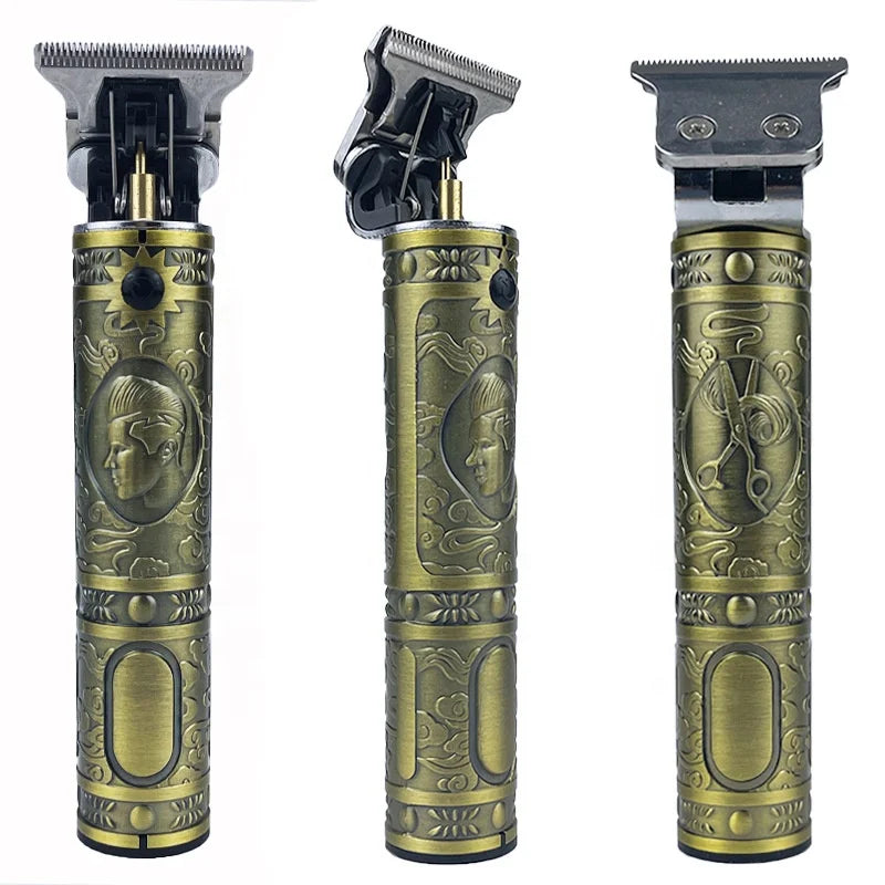 Wholesale Rechargeable Cordless Hair Trimmer Haircut Grooming Kit T9 Professional Mens Hair Clippers