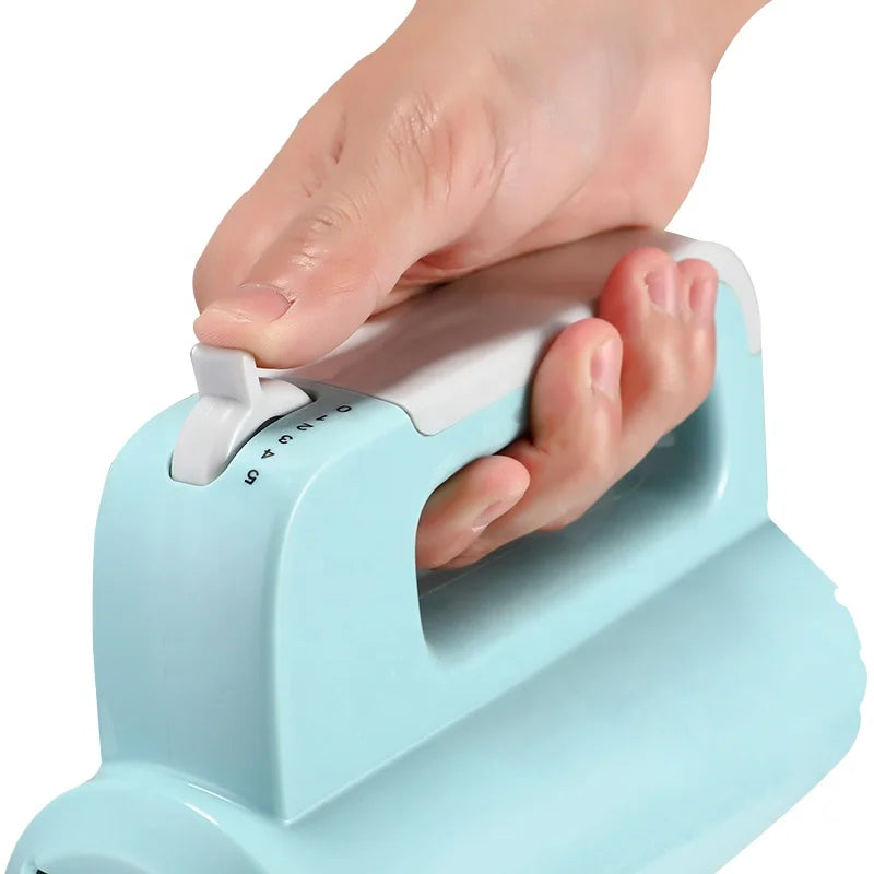 RTS Automatic Electric Household Handheld Blender Mixer with Dough Hook Silver Whisk and Beater for Breaking Eggs