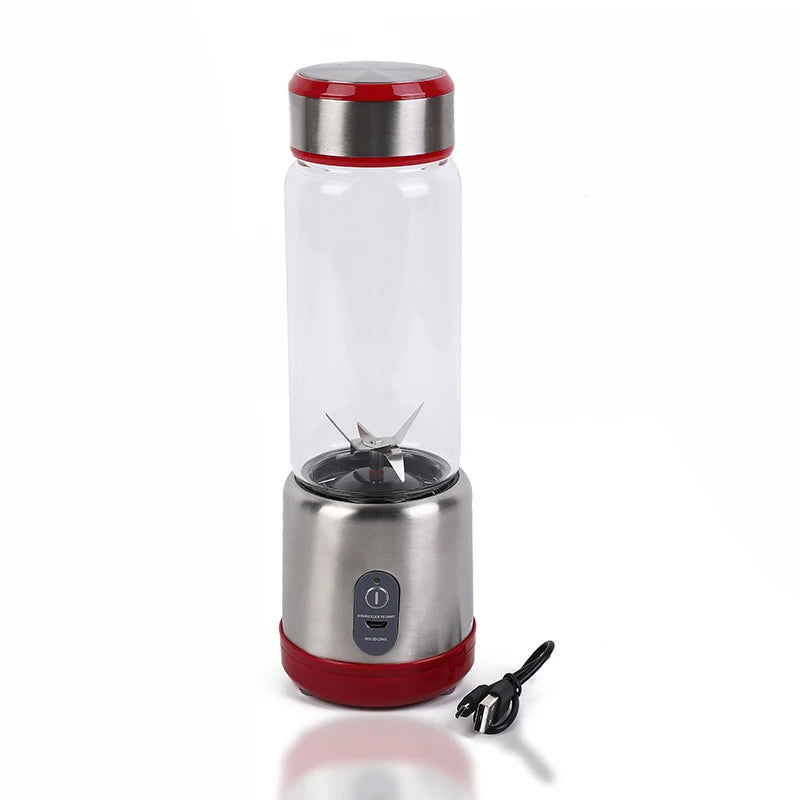 RTS 150W/5v 450ML 15000-16500r/min USB 52CM Rechargeable Convenient Safety Switch Design Electric Portable Juicer Cup