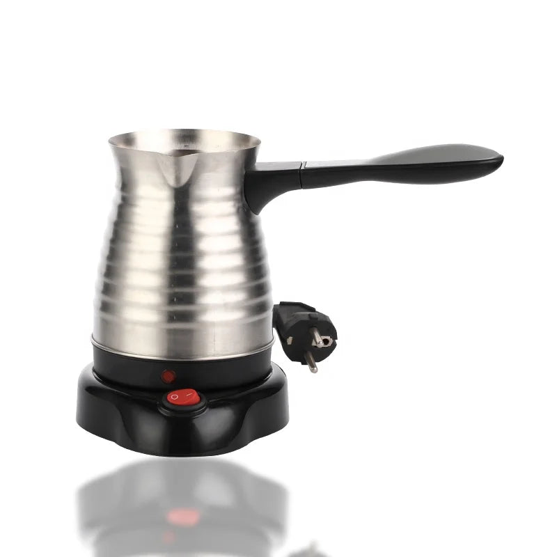 RTS Wholesale 300W 0.5L Mini Coffee Maker Cheap Turkish Coffee Pot Electric Stainless Steel Coffee Pot