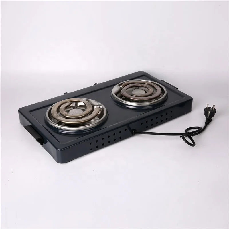 Home Appliance Double Burner Coil Hotplate Portable Cooking Stove Electric Hot Plates for Cooking