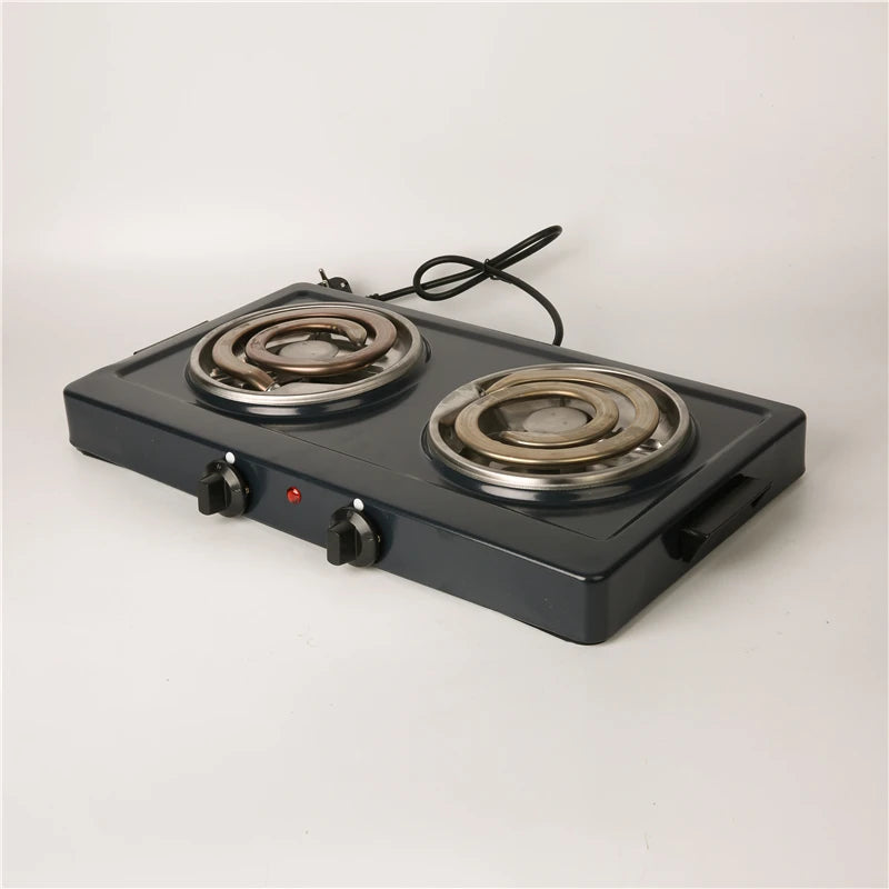 RTS Home Appliance Double Burner Coil Hotplate Portable Cooking Stove Electric Hot Plates for Cooking