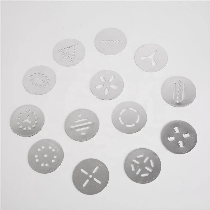 Diy Biscuits Cookie Press Gun Kit Stainless Steel 13 Cookie Mold Discs 8 Piping Nozzles Churros Maker Machine Set Tool Kit