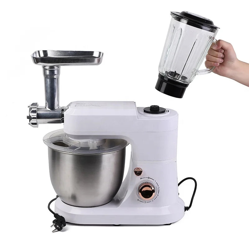 RTS 1500W 7L 220V 120cm Electric Stand Kitchen Mixer Multifunctional 120cm Electric Stand Food Blender Meat Mixing Bowl Mixing