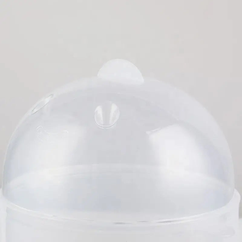 RTS Portable Automatic Mini Egg Cooker Stainless Steel Electric Egg Boiler Household Boiling Steamer with Plastic Housing