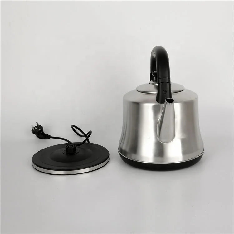 Wholesale Big Size 4L Electric Kettle Stainless Steel Black Fast Water Boiling Electric Kettle