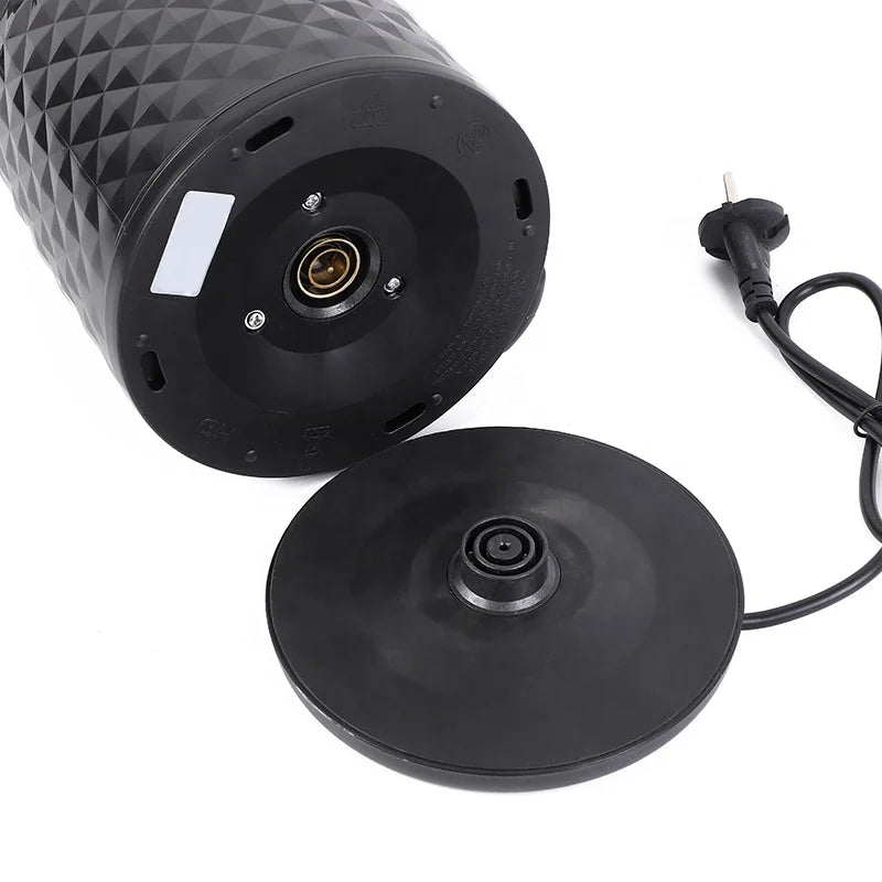 RTS New 1500W Electric Water Kettle 2.5L 220V Stainless Steel 75cm Big Capacity Automatic Turn Coffee Heater for Household Use