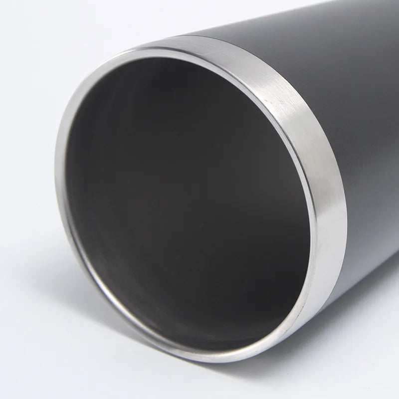 Reusable Vaccum Glass 502ml Thermal Beer Glass Cup Keep Cold Copo Termico With Lid and Opener