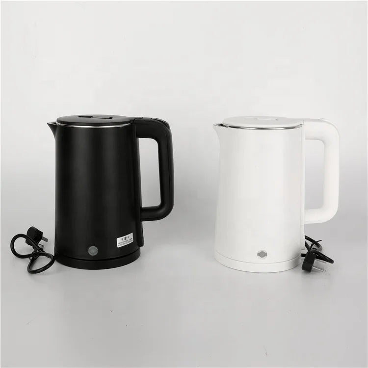 Electric Kettle Manufacturer Wholesale New Model White and Black Stainless Steel Electric Kettle