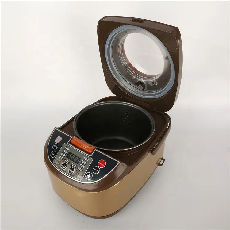 Household 5L Smart Visible Digital Electric Rice Cooker Multifunction Keep Warm Non-stick Rice Cooker
