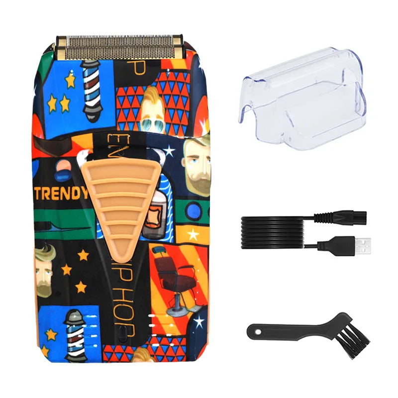 New Design Graffiti Body Strong Power Colorful Graffiti Body Beard Trimmer Shavers