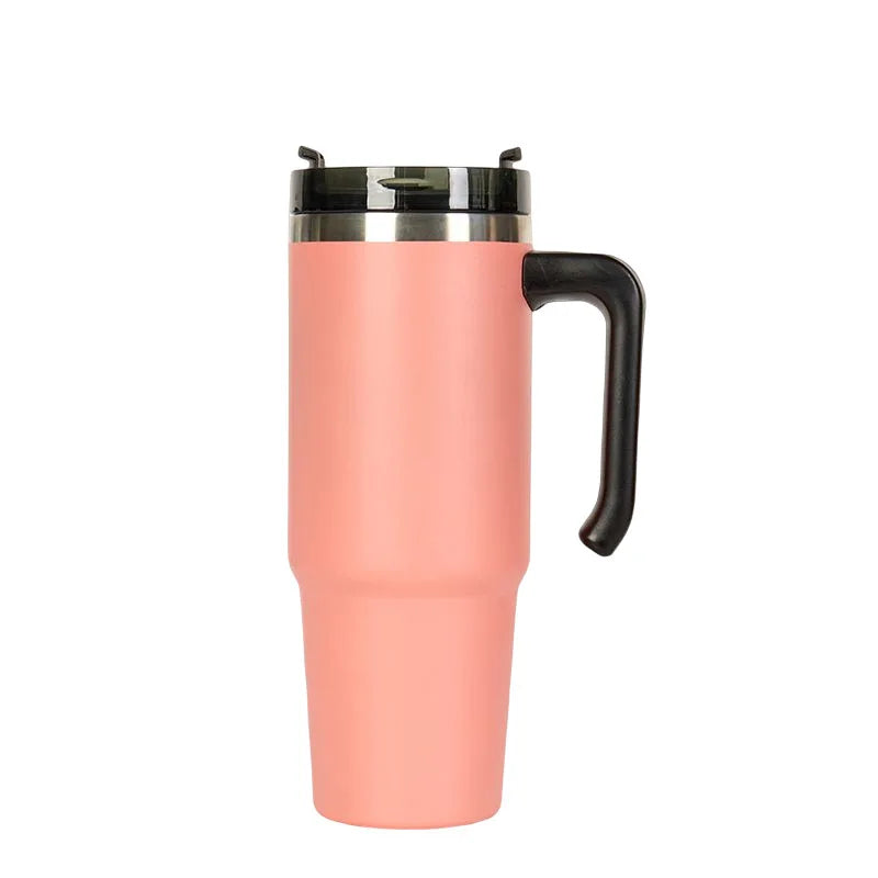 Free Plastic Acrylic Tea Coffee Lid Insulated Cups 600ml Thermos Vacuum Double Wall Stainless Steel Tumblers