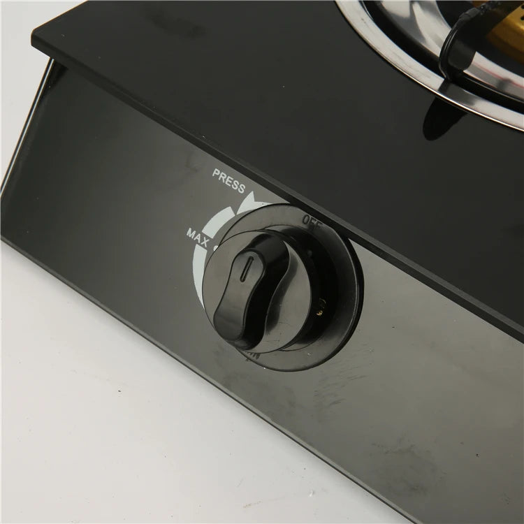 RTS Best Quality Gas Cooktop Household 2 Burner Table Gas Stove Tempered Glass Top Gas Stove