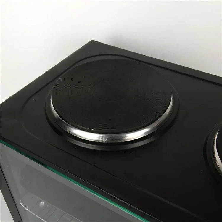 Hot Sale Household Kitchen Appliances 26L Stainless Steel 2 Burner Electric Toaster Baking Oven Electric Oven With Two Plates