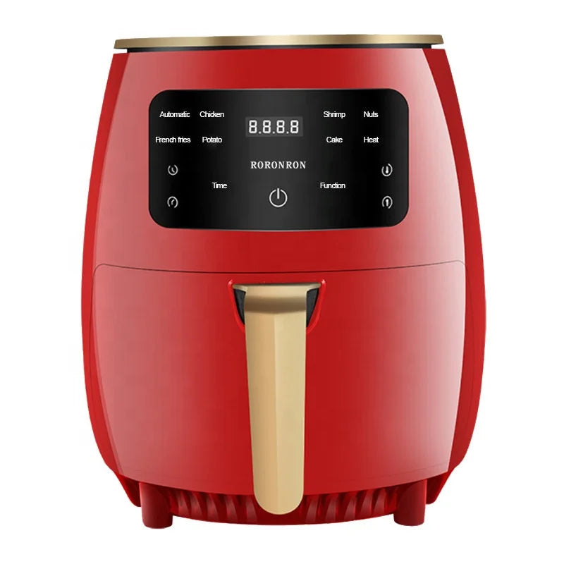 4.5L Large Capacity Air Fryer Digital Display Air Deep Fryer Smart Touch Screen French Fries Machine