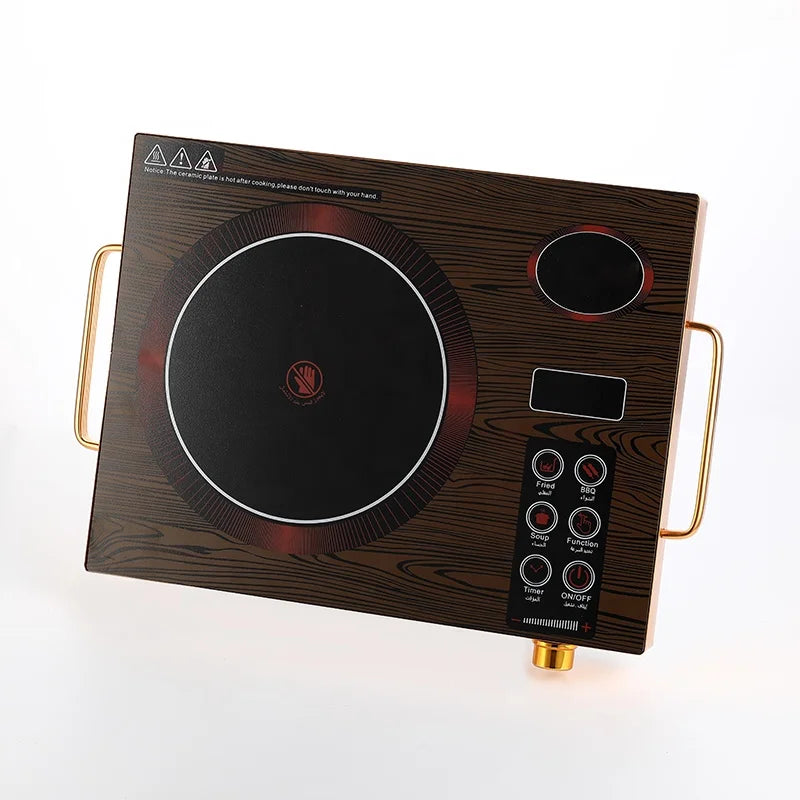 Kitchen Appliance Electric Infrared Cooker 2200w Touch Button Panel Single Electric Induction Cooker Burner