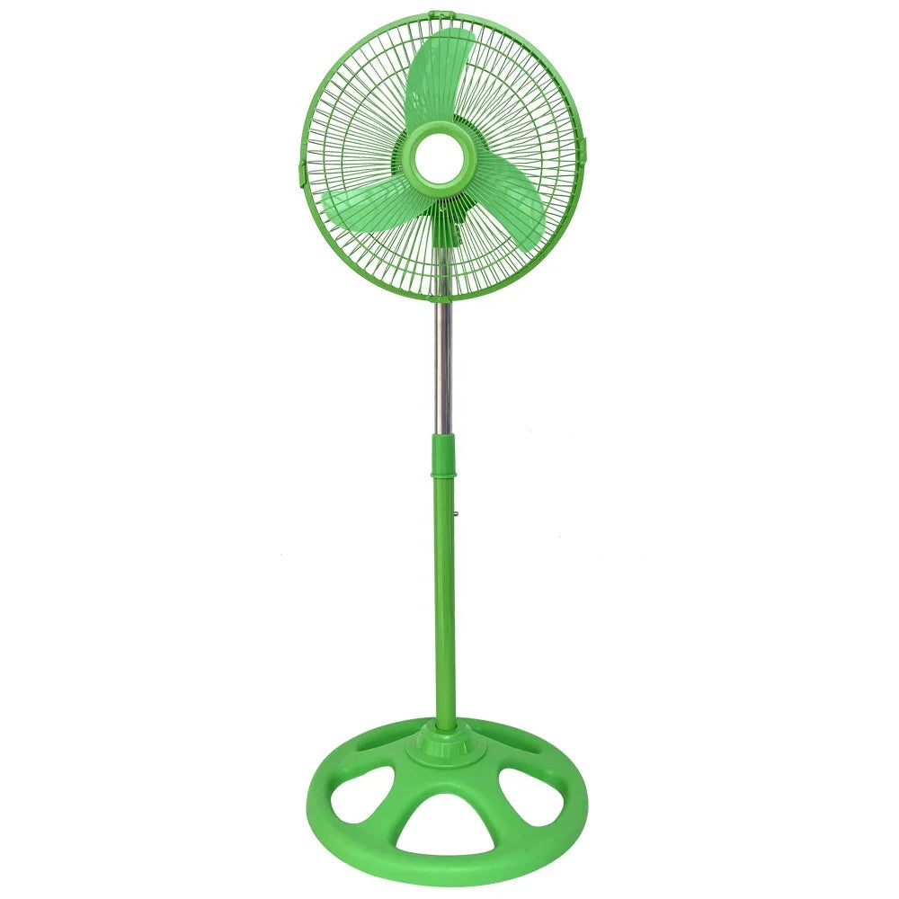 Adjustable Pedestal 3 Speeds 110v Wholesale Cheap Price 10 Inch Stand Fan Colourful Blade Electric Stand Fan