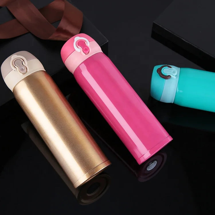 Wholesale 500ml Keep 24h Thermos Food Grade Stainless Steel Vacuum Flask Thermal Travel Cup