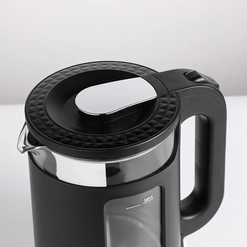 2024 Wholesale 2.3L Glass Electric Kettle with Boil-Dry Protection and Visible Window Keep Hot Feature for Household Use