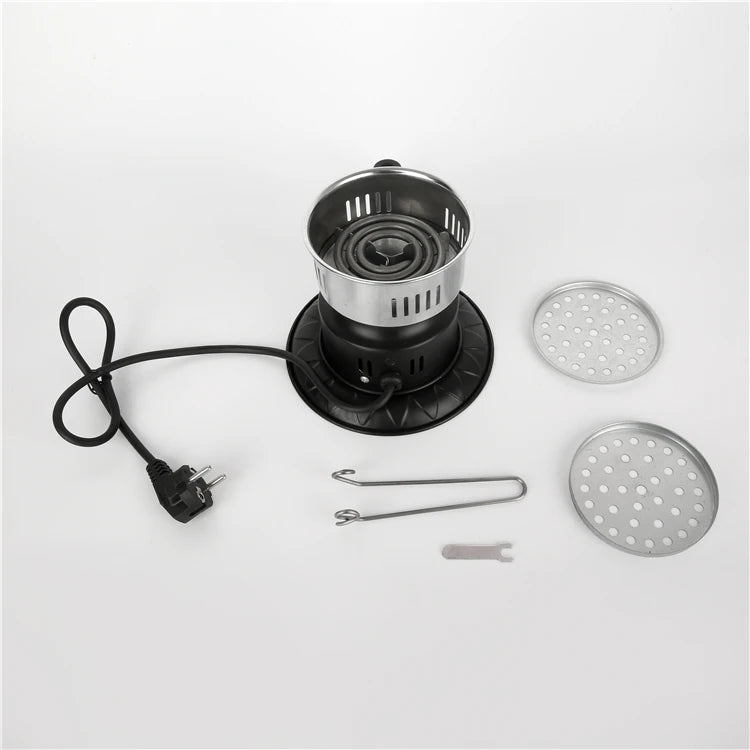 RTS Wholesale High Quality Electric Coal Starter Hookah Charcoal Burner 450W Stainless Steel Electric Fire Starter