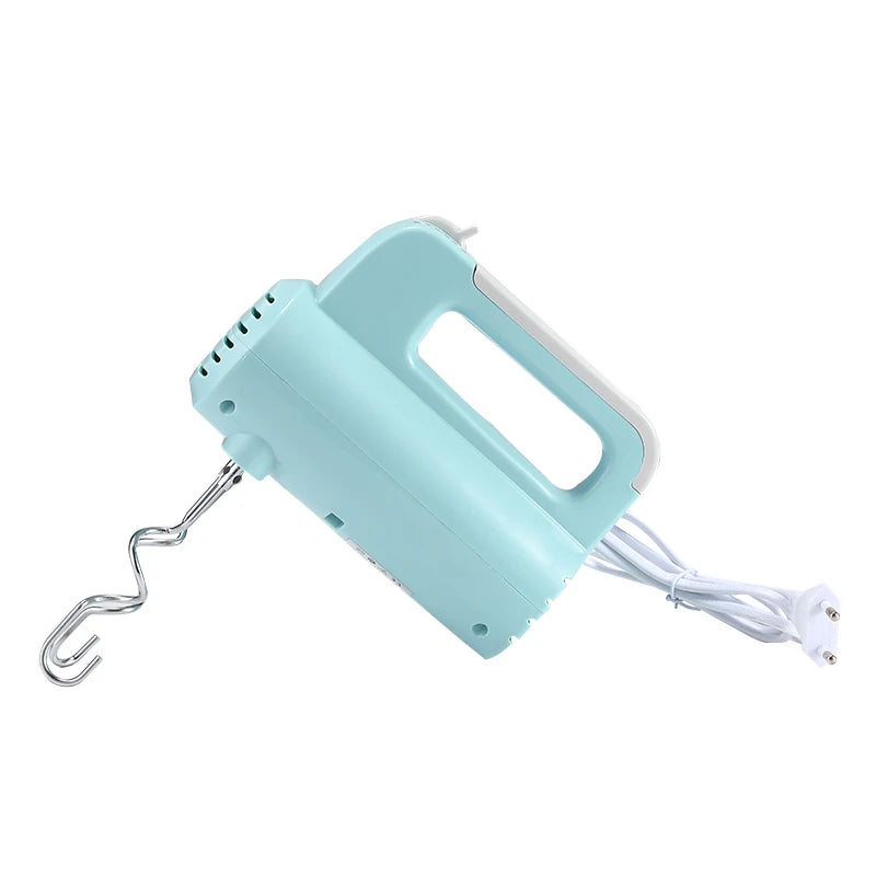 RTS Automatic Electric Household Handheld Blender Mixer with Dough Hook Silver Whisk and Beater for Breaking Eggs