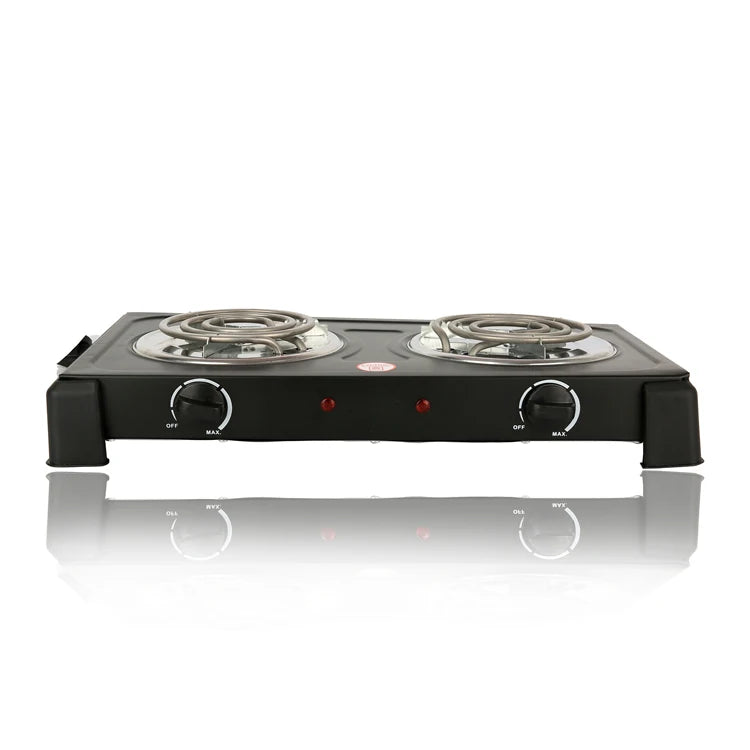 Wholesale Stainless Steel Double Hot Plate Stove Countertop Spiral Electric Hot Plate Cooking Element