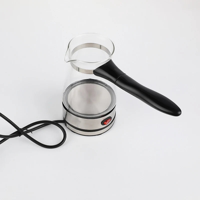 RTS Wholesale 500ml Heat Resistant Glass Coffee Maker Glass Electric Turkish Coffee Pot