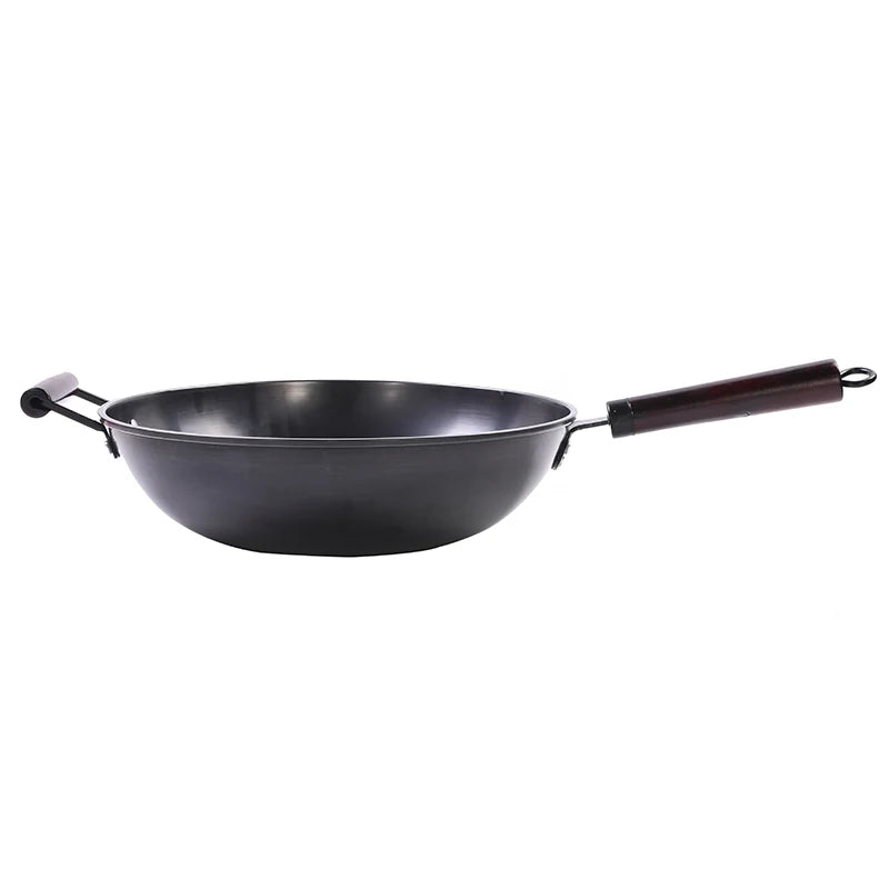 High Quality Chinese Traditional Commercial Cooking Non Stick Wok Pan Hand Hammered Wok Pan