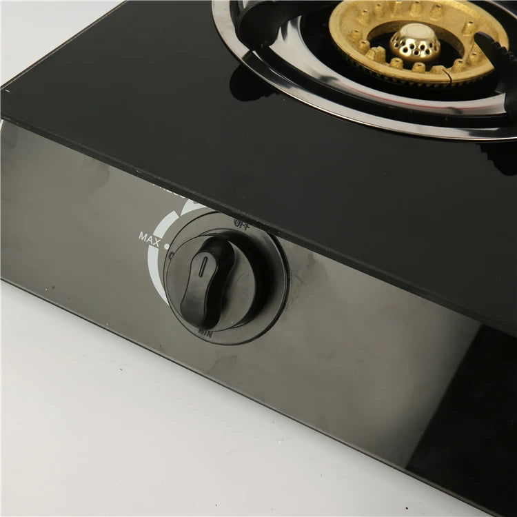 Household 3 Burners Gas Cookers Stove Durable Kitchenware Tempered Glass Gas Cooker Stove