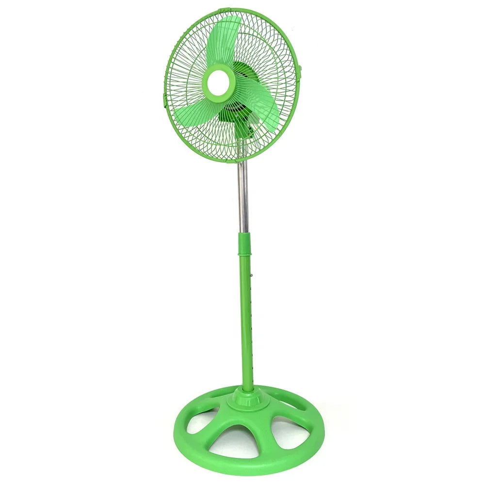 Adjustable Pedestal 3 Speeds 110v Wholesale Cheap Price 10 Inch Stand Fan Colourful Blade Electric Stand Fan