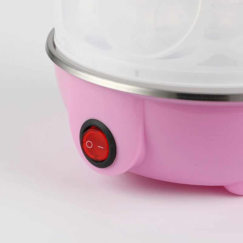 RTS Wholesale Egg Cooker Food Heating Steamer Two Layers 12 Eggs Capacity Electric Stainless Steel Egg Boiler