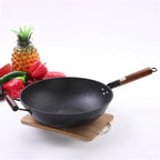 RTS 2023 Multi-Function Electric Frying Wok Pan Chinese Wok Stove Flat Bottom Non-stick Wok Pan With Handle