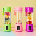 RTS Multifunctional Smart Mini Juicer Bottles Portable Electric Juicer Blender Mini 6 Leaf Rechargeable Juice Cup